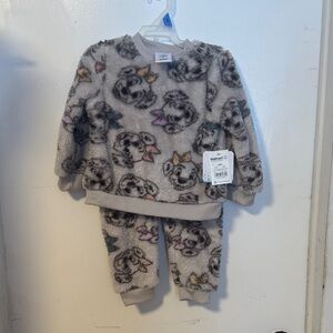 Disney Gray and Pink Kids Matching Set